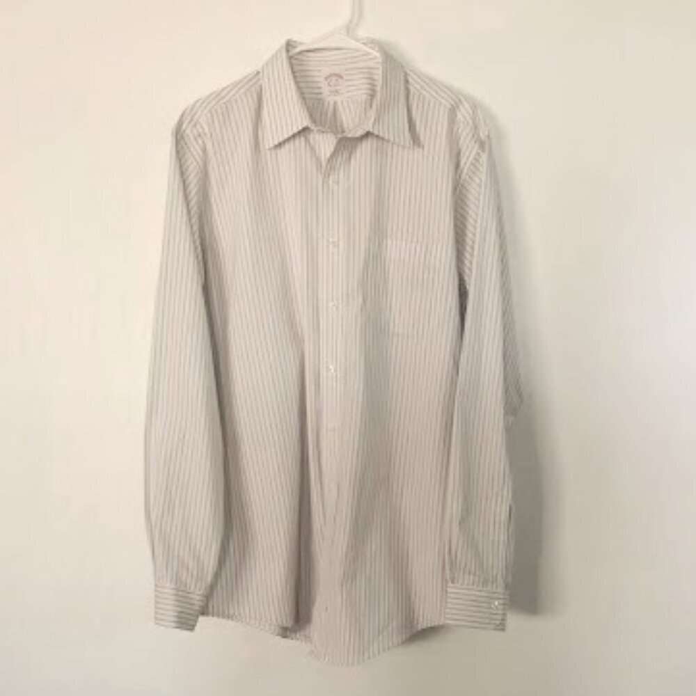 Brooks Brothers Men's Long Sleeve Button-down Shirt Size 16.5